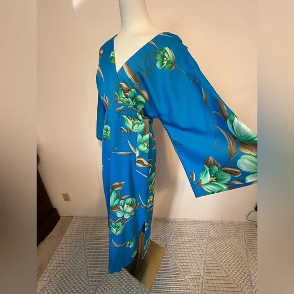 Vintage Tori Richard for Liberty house Hawaiian dress with side slit size 10 - Picture 12 of 12